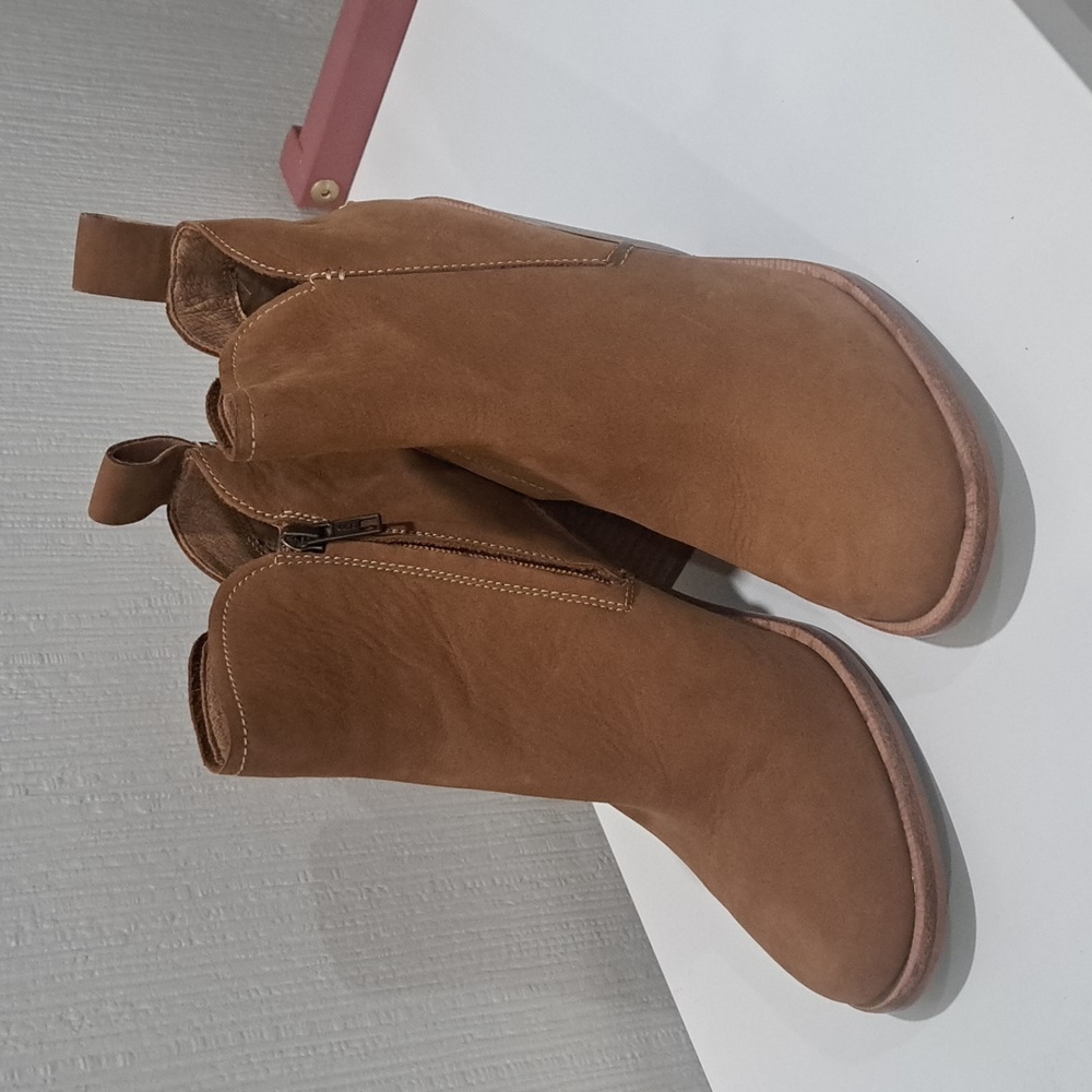 UGG Beige Suede Ankle Boots